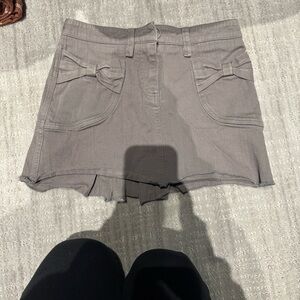 Development Gray Miniskirt